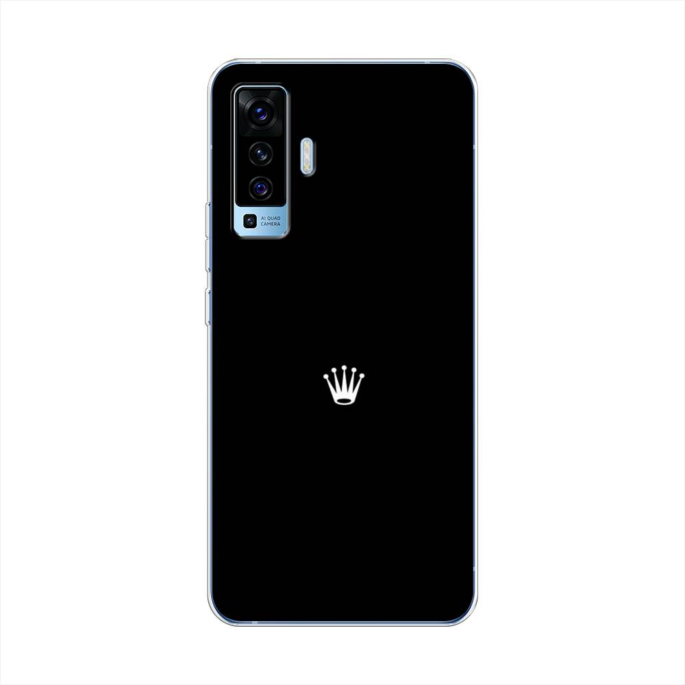 

Чехол Awog на Vivo X50 "Белая корона на черном фоне", Разноцветный, 262250-7