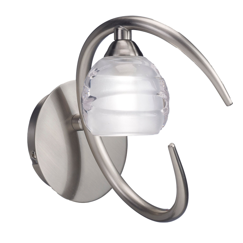 

Бра Mantra Loop Satin Nickel 1816, Loop Satin Chrome