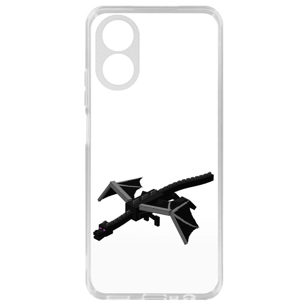 

Чехол-накладка Krutoff Clear Case Minecraft-Дракон Края для Oppo A38 4G, Прозрачный