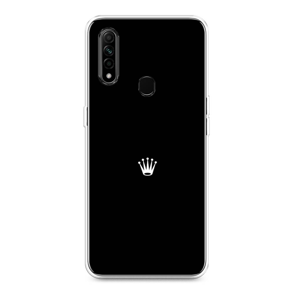 

Чехол Awog на Oppo A31 "Белая корона на черном фоне", Разноцветный, 252250-7