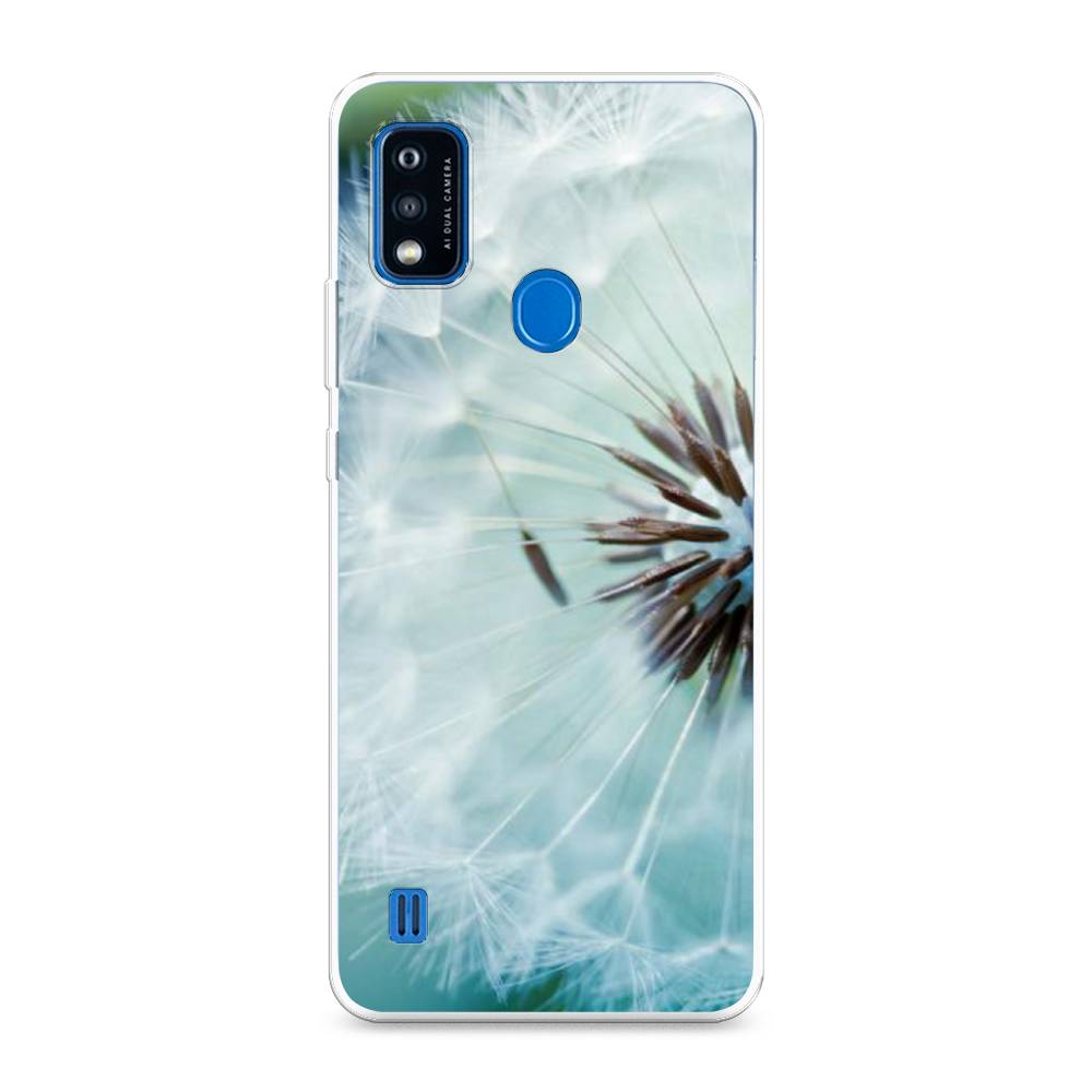 фото Силиконовый чехол "пух одуванчика" на zte blade a51 awog