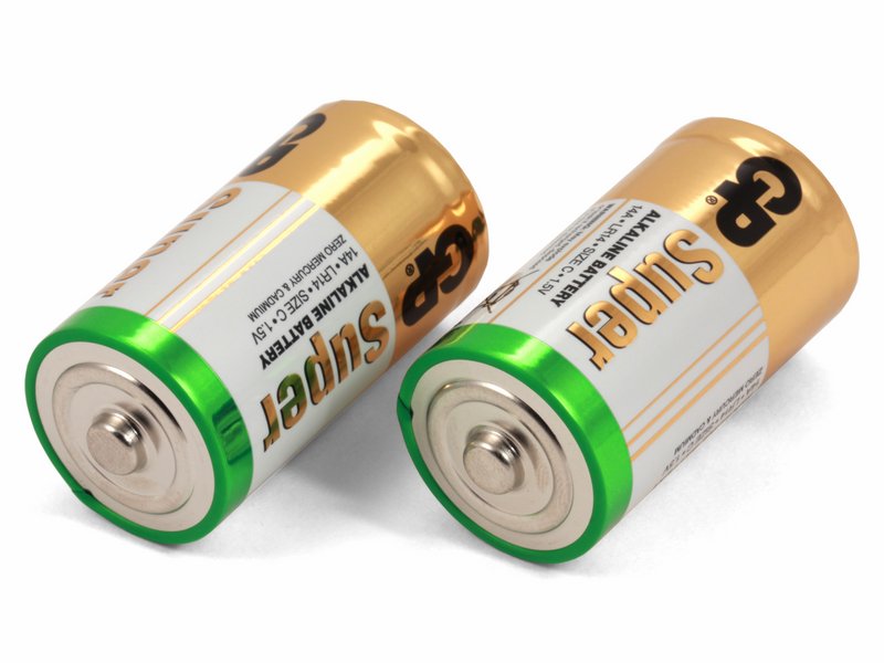 Батарейки щелочные GP LR14 (C) Super Alkaline, 1.5V (2 штуки) батарейки щелочные duracell lr14 c basic 2 шт