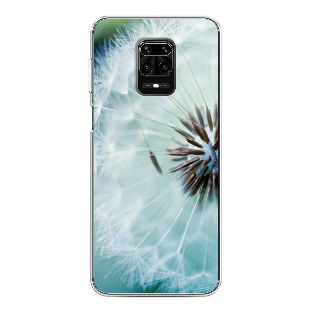 фото Силиконовый чехол "пух одуванчика" на xiaomi redmi note 9s awog