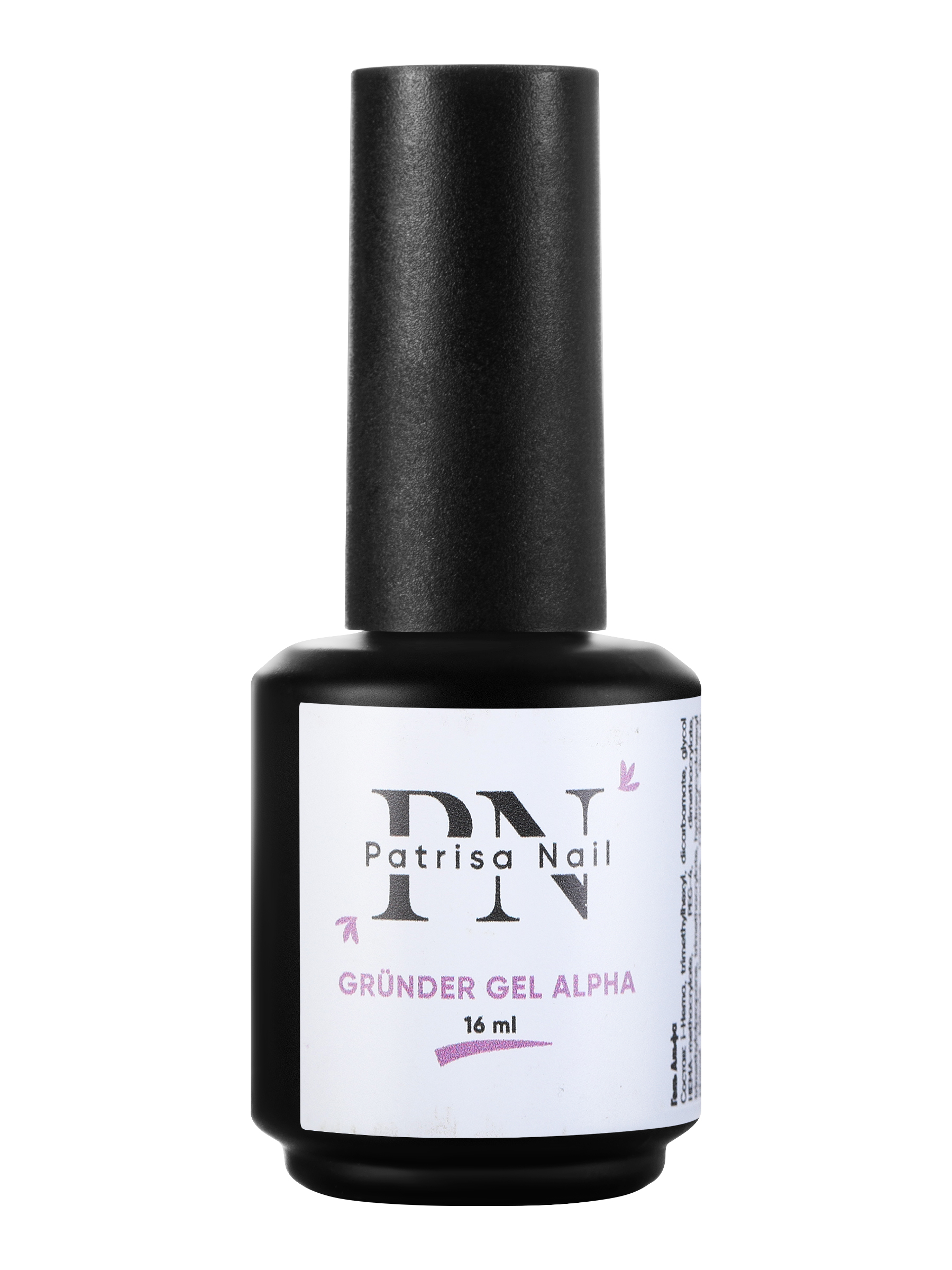 

База для ногтей Patrisa Nail Alpha прозрачная, геля для ногтей, 16 мл
