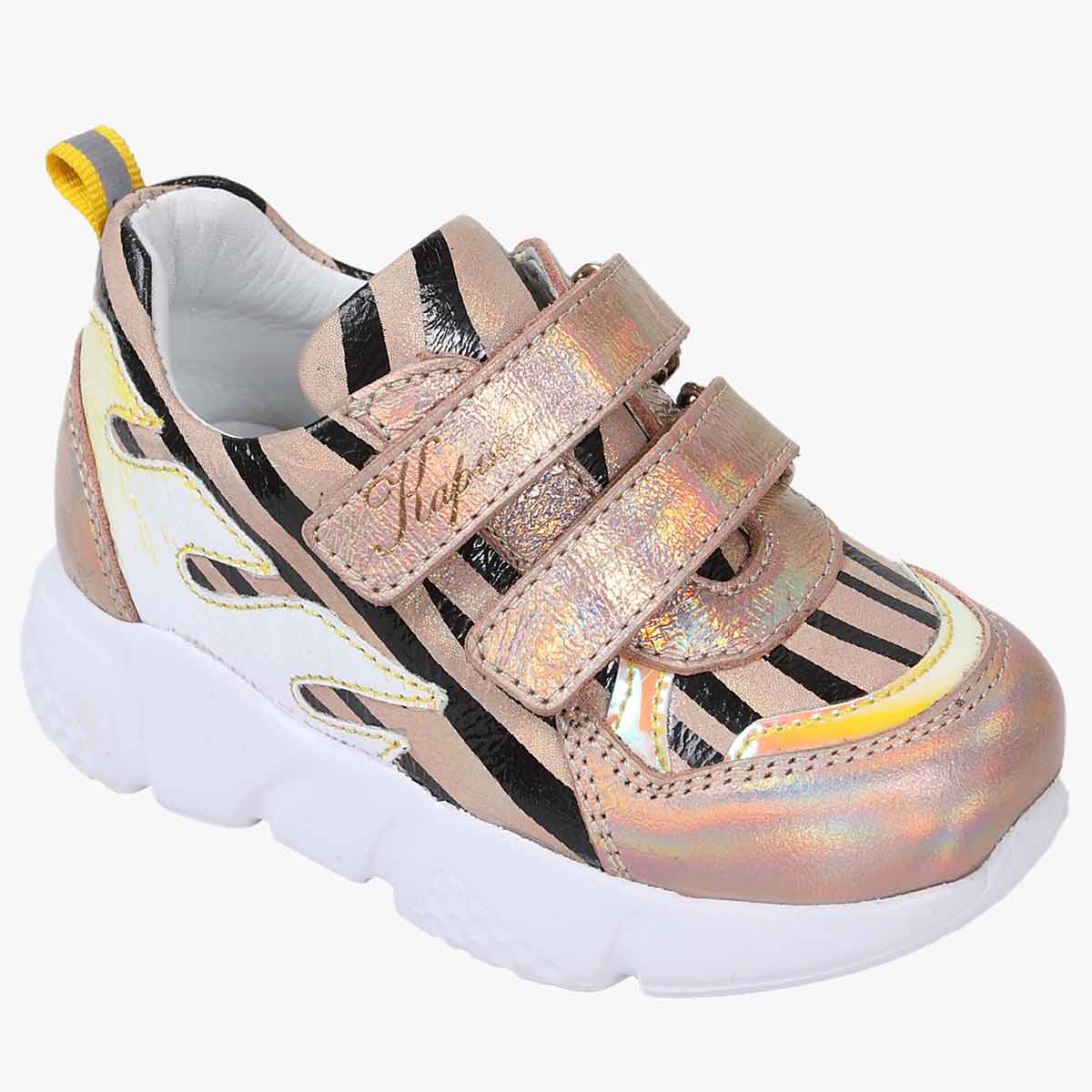 

Кроссовки детские Kapika 21469т-2 цв.золотистый р.25,5 RU, 21469т-2