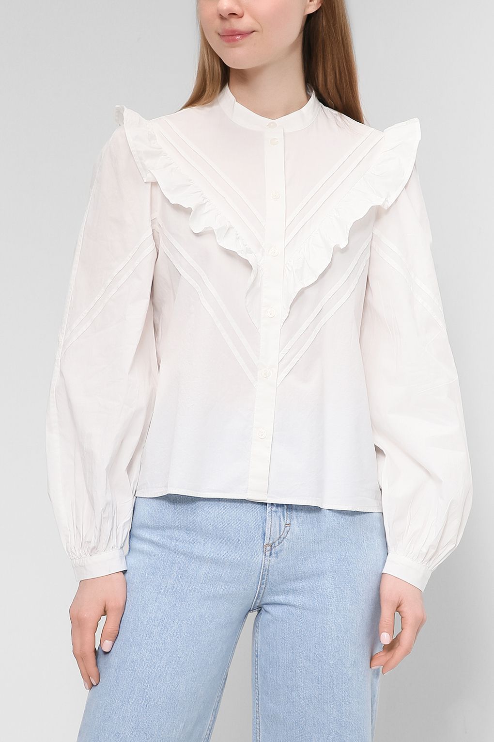 

Блуза женская Marc O'Polo Denim 243110542423 белая M, 243110542423