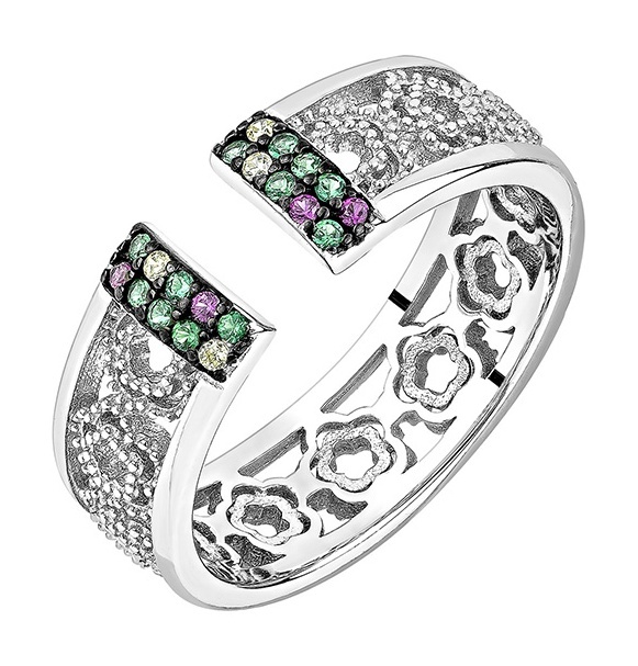 

Кольцо из серебра р. , Kari Jewelry 223028, фианит, 223028