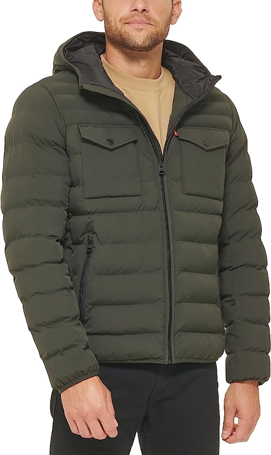 

Куртка мужская Levi's LM2RP401-OLV зеленая XL, Зеленый, LM2RP401-OLV