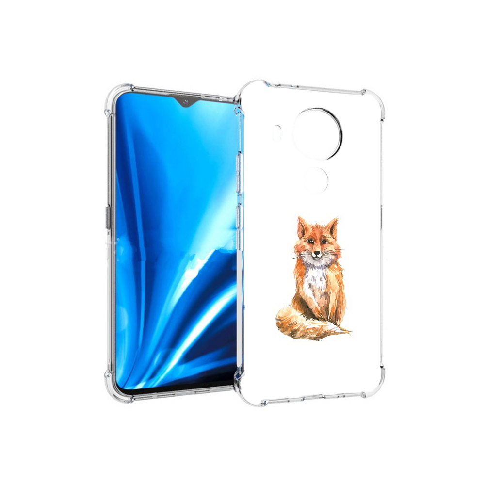 

Чехол MyPads Tocco для Nokia 5.4 детская лиса (PT156621.100.320), Прозрачный, Tocco