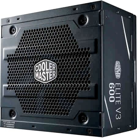 фото Блок питания cooler master cooler master elite v3 600w (mpw-6001-acabn1-eu)