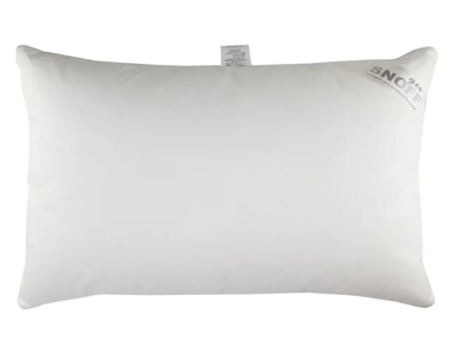 Подушка для сна Для Snoff лебяжий пух 60х40 см на диван, кровать, в спальню, комнату