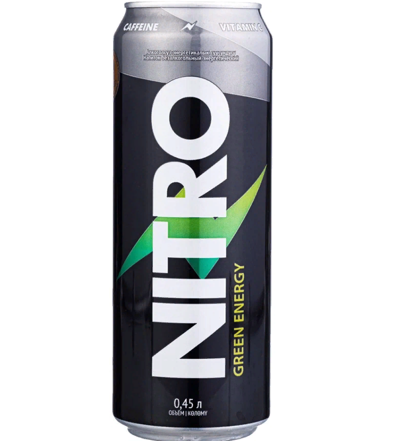 NITRO NITRO, Энергетический напиток, 0,45л (Green Energy)