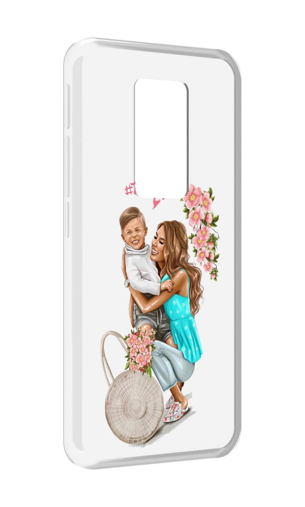

Чехол задняя-панель-накладка-бампер MyPads Momlife для Motorola Defy 2021 противоударный, Прозрачный, Tocco
