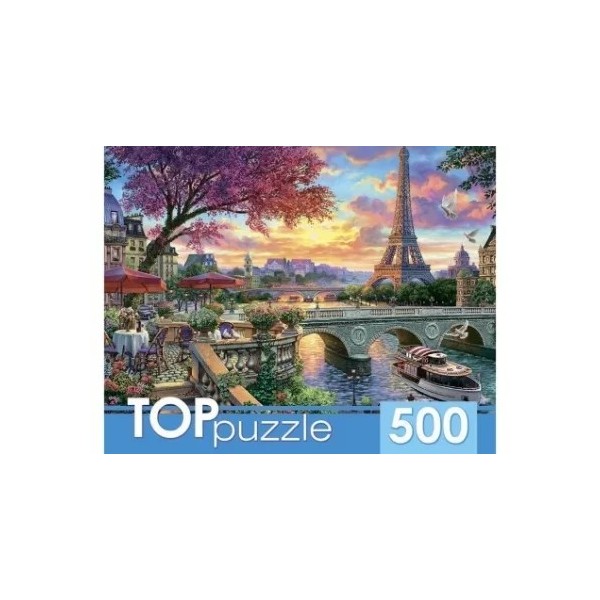 

Пазлы Toppuzzle Париж на закате, 500 элементов ХТП500-6825