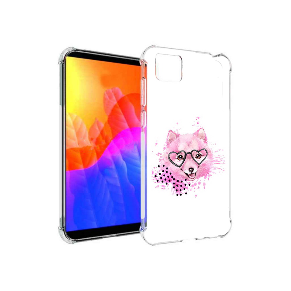 

Чехол MyPads розовый волченок для Honor 9S (DUA-LX9), Прозрачный, Tocco