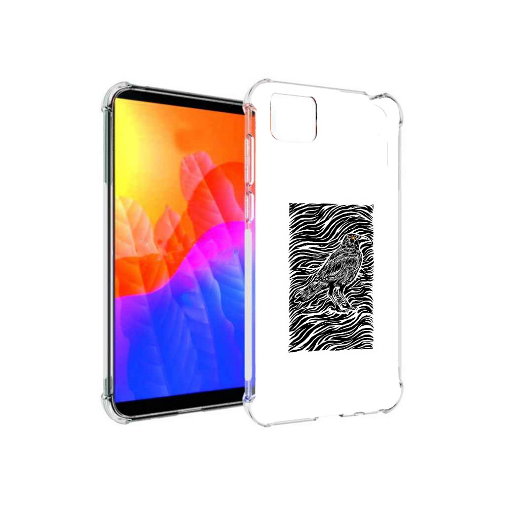 

Чехол MyPads ворон в абстракции для Honor 9S (DUA-LX9), Прозрачный, Tocco