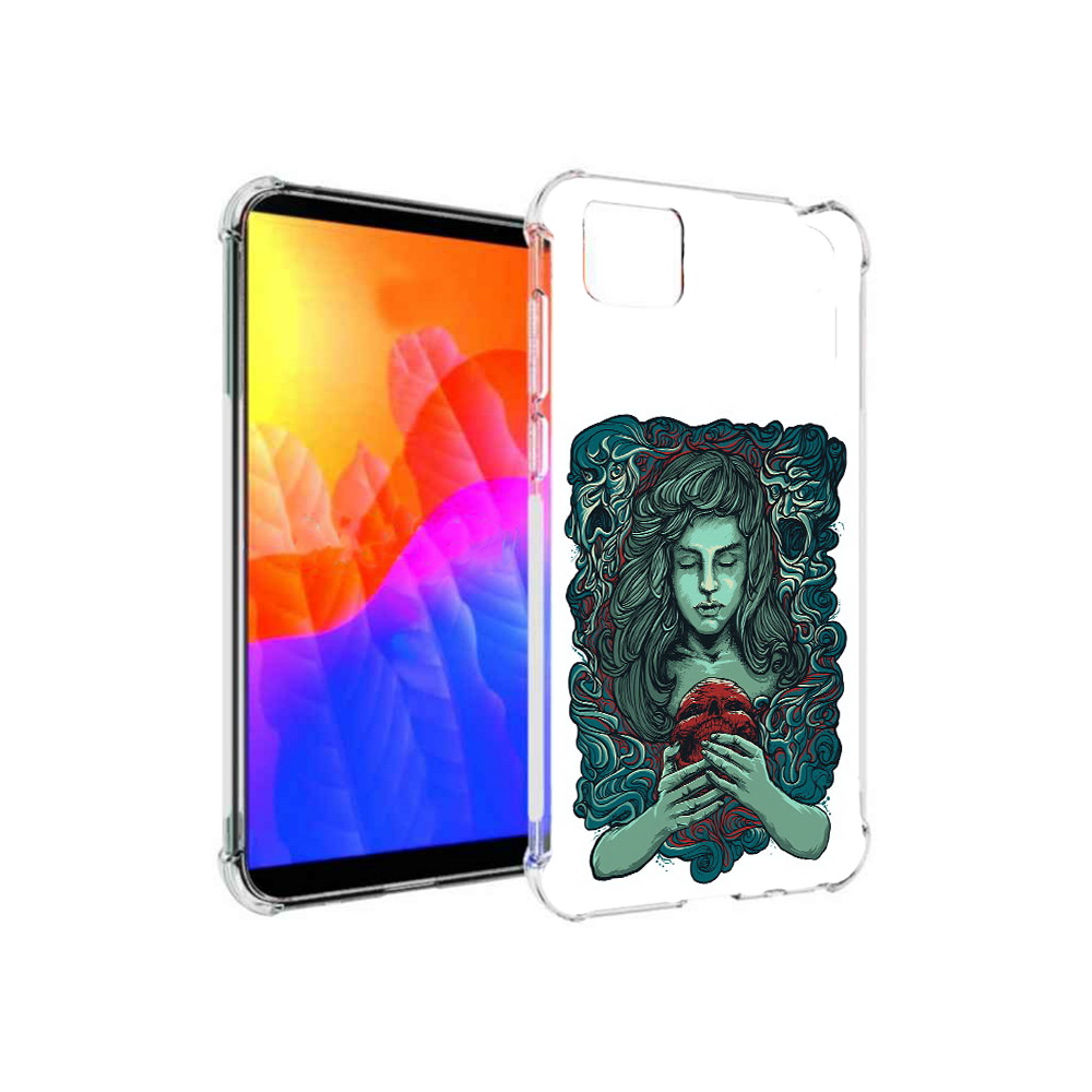 

Чехол MyPads спящая девушка для Honor 9S (DUA-LX9), Прозрачный, Tocco