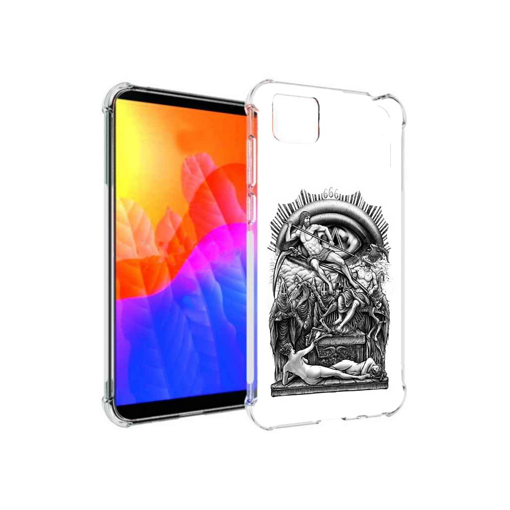 

Чехол MyPads оракул черно белый для Honor 9S (DUA-LX9), Прозрачный, Tocco