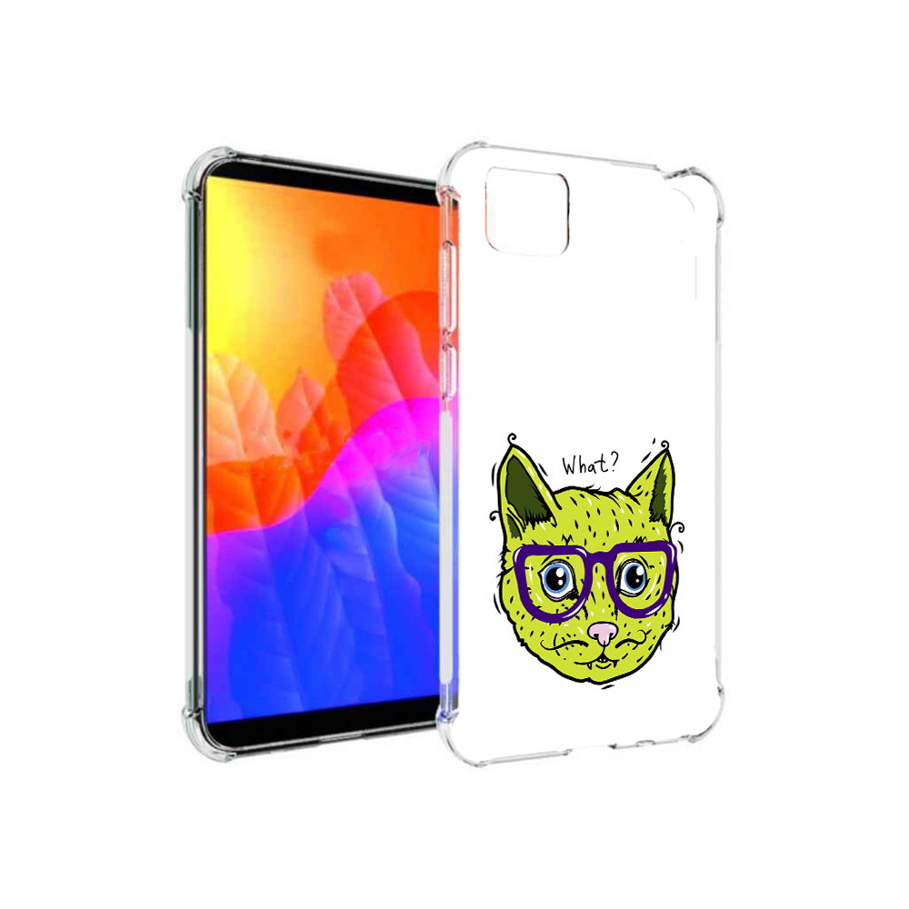 

Чехол MyPads Зеленый кот для Honor 9S (DUA-LX9), Прозрачный, Tocco