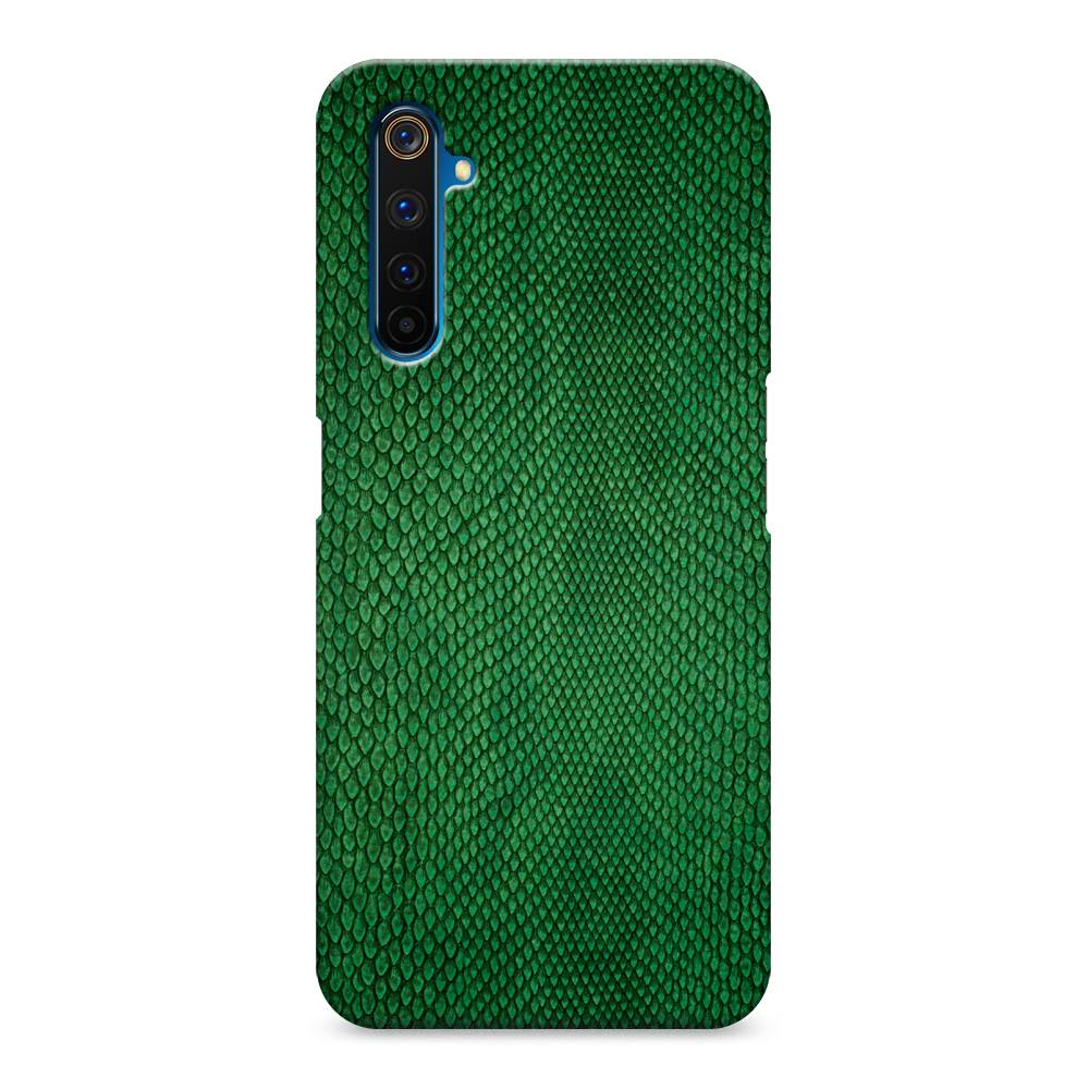 

Пластиковый чехол "Изумрудная змея" на Realme 6 Pro, 252820-2