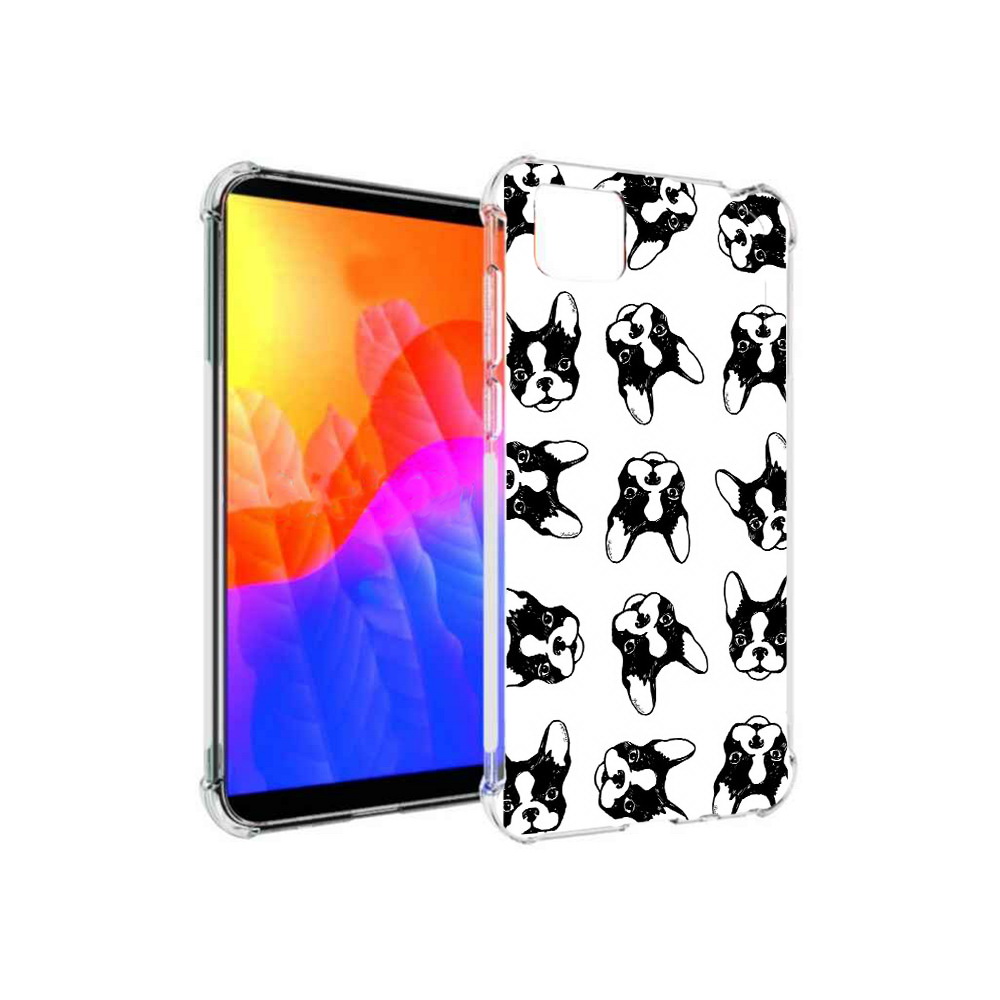 

Чехол MyPads черно белые собачки для Honor 9S (DUA-LX9), Прозрачный, Tocco