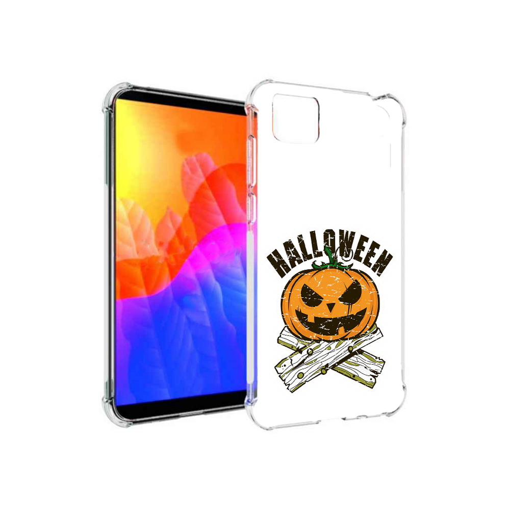 

Чехол MyPads Хэллоуин доски тыква для Honor 9S (DUA-LX9), Прозрачный, Tocco
