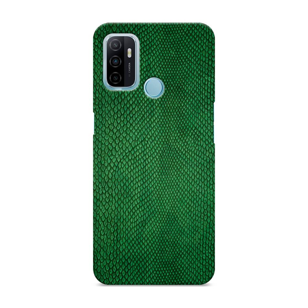 

Пластиковый чехол "Изумрудная змея" на Oppo A53, 254320-2