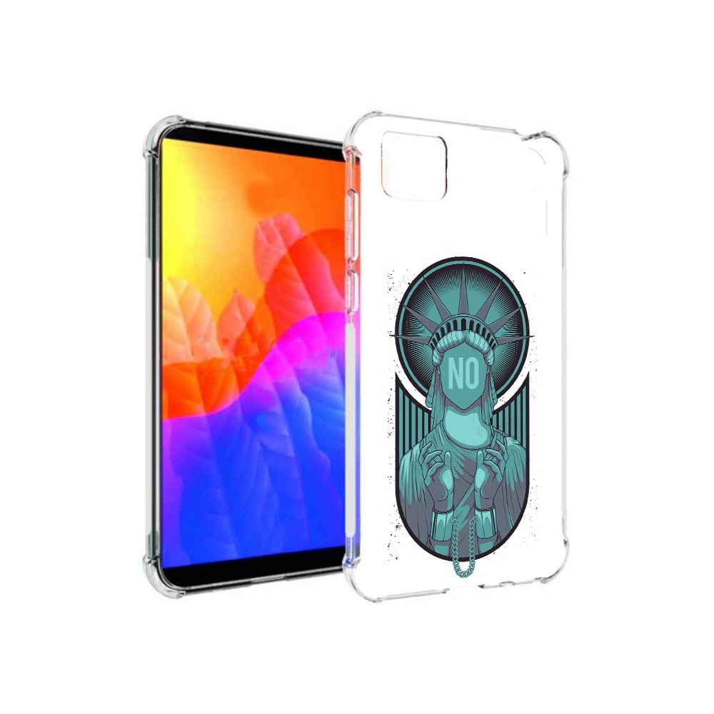 

Чехол MyPads статуя свободы зеленый для Honor 9S, Прозрачный, Tocco