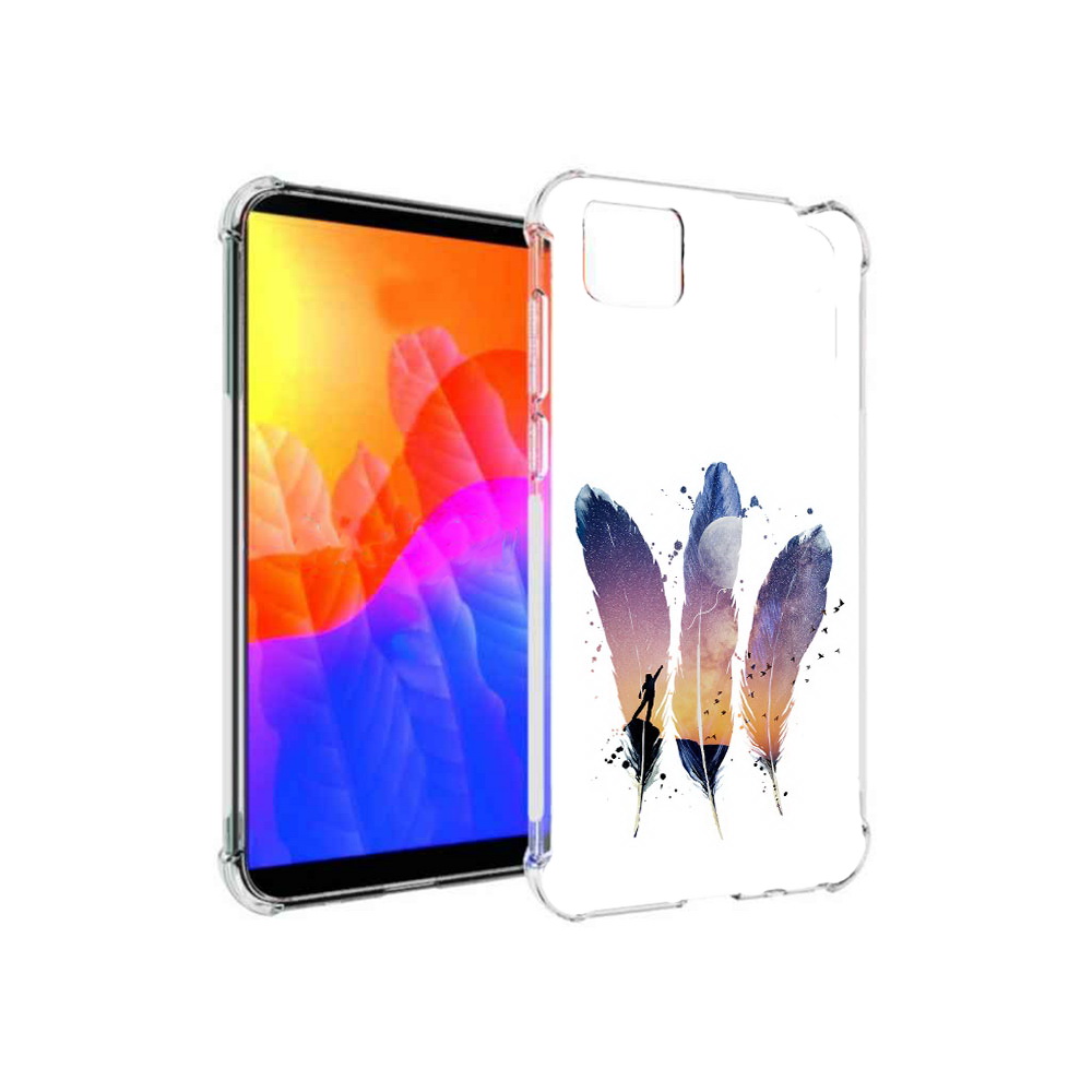 

Чехол MyPads небесные перья для Honor 9S (DUA-LX9), Прозрачный, Tocco
