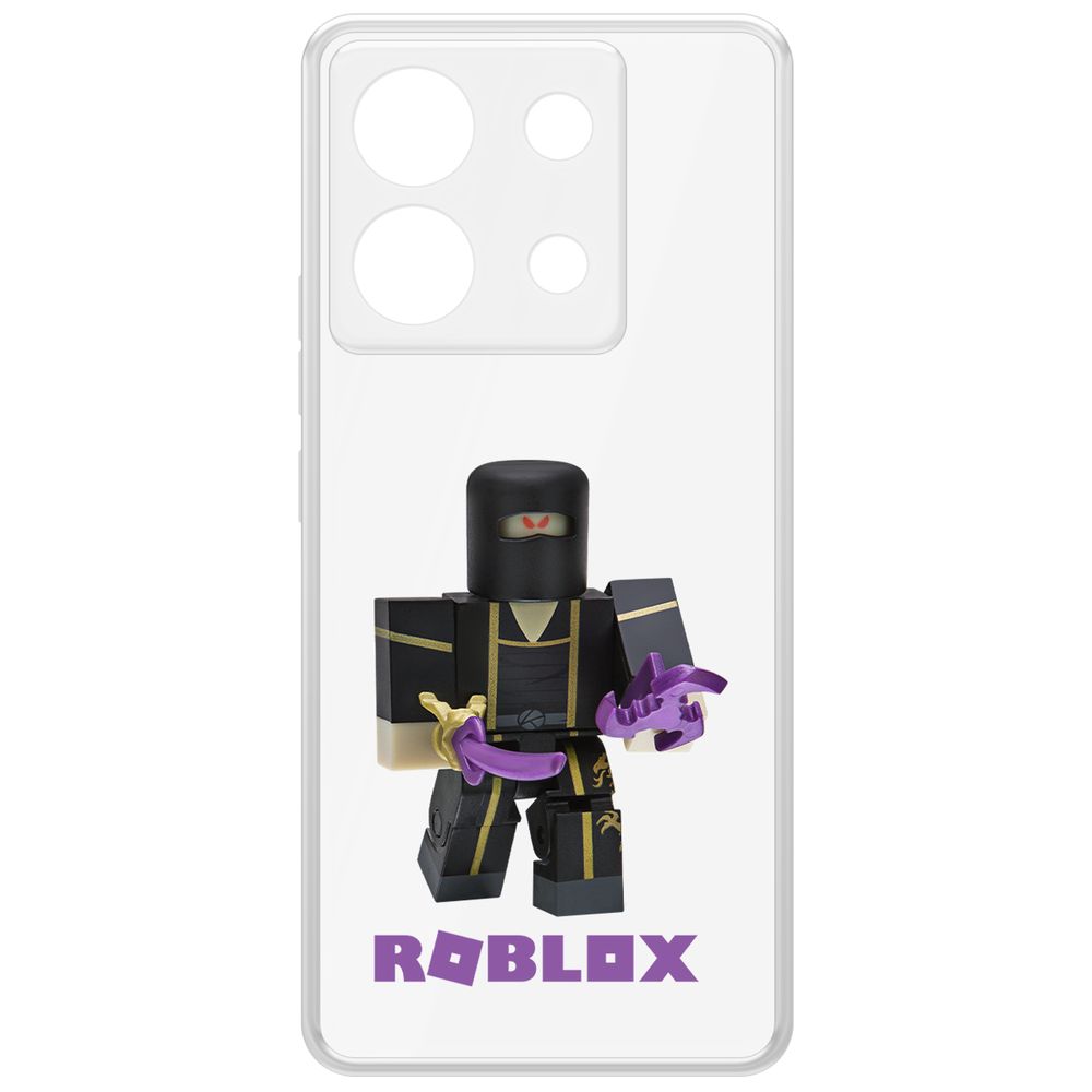 

Чехол-накладка Krutoff Clear Case Roblox-Ниндзя Ассасин для Xiaomi Redmi Note 13 Pro 5G, Прозрачный