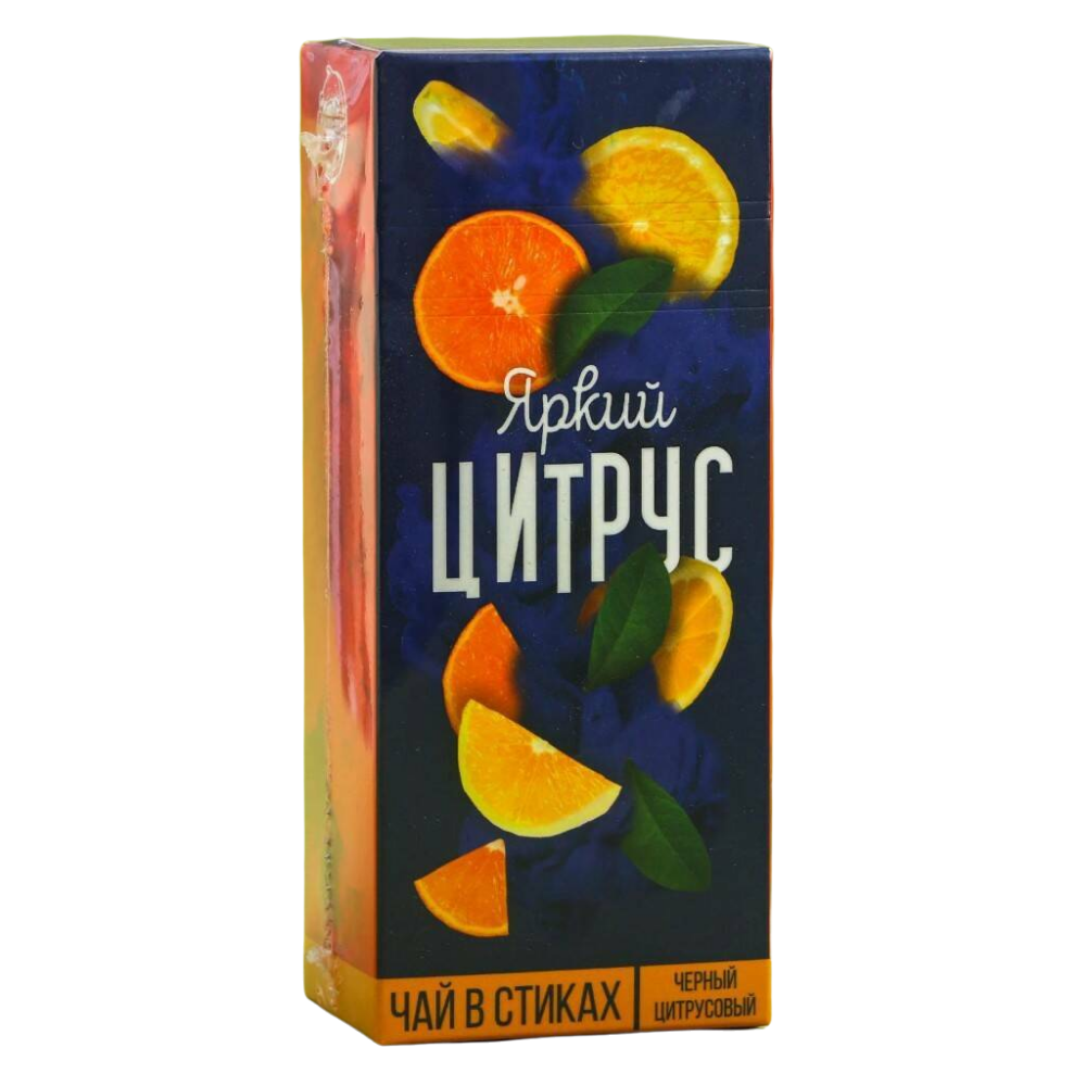 

Чай чёрный в стиках Яркий цитрус: цитрусовый, 2 г х 15 шт.