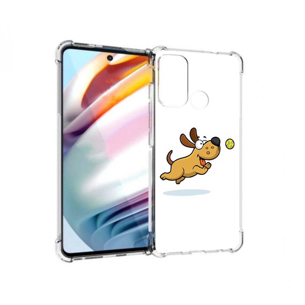 

Чехол MyPads Tocco для Motorola Moto G60 пёсик (PT227068.360.563), Прозрачный, Tocco