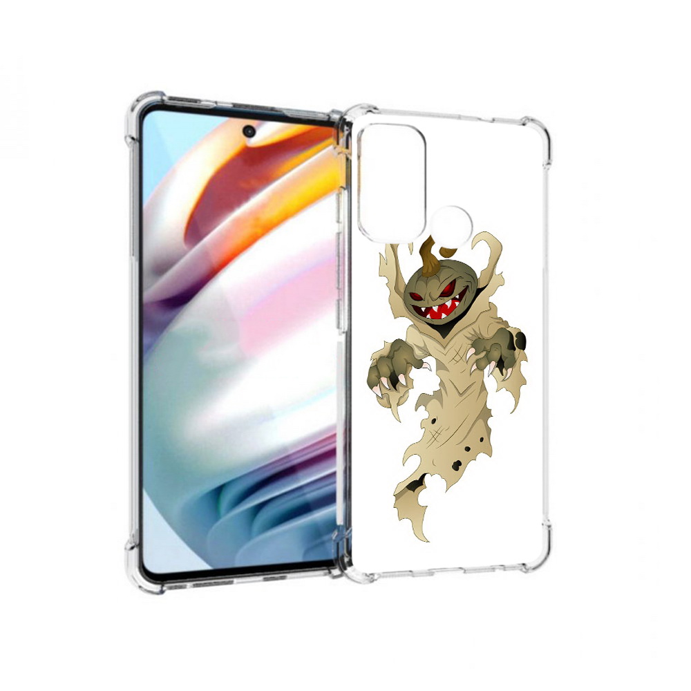 

Чехол MyPads Tocco для Motorola Moto G60 призрак хэллоуина (PT227068.360.555), Прозрачный, Tocco
