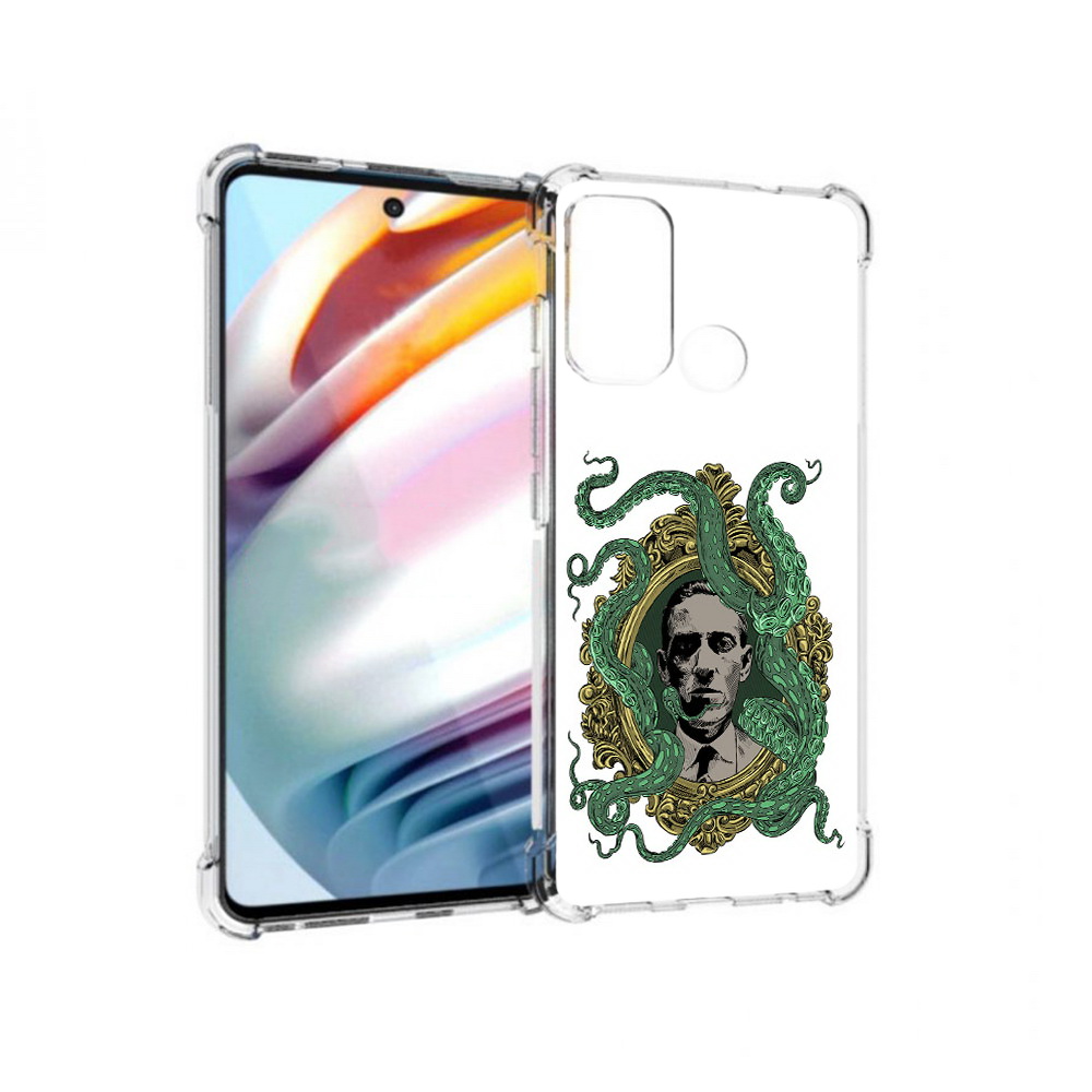 

Чехол MyPads Tocco для Motorola Moto G60 портрет с кракеном (PT227068.360.552), Прозрачный, Tocco