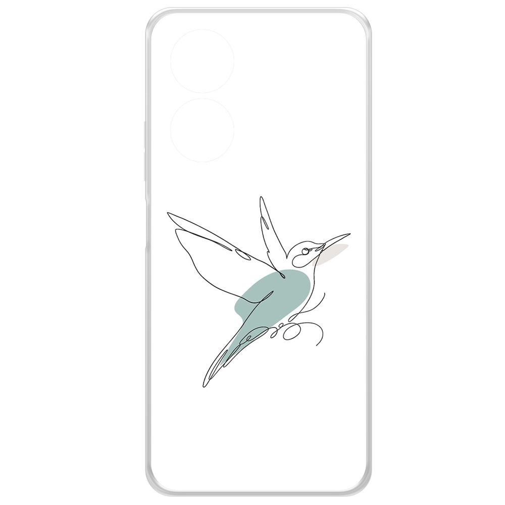 

Чехол-накладка Krutoff Clear Case Легкость для Oppo A58 4G, Прозрачный