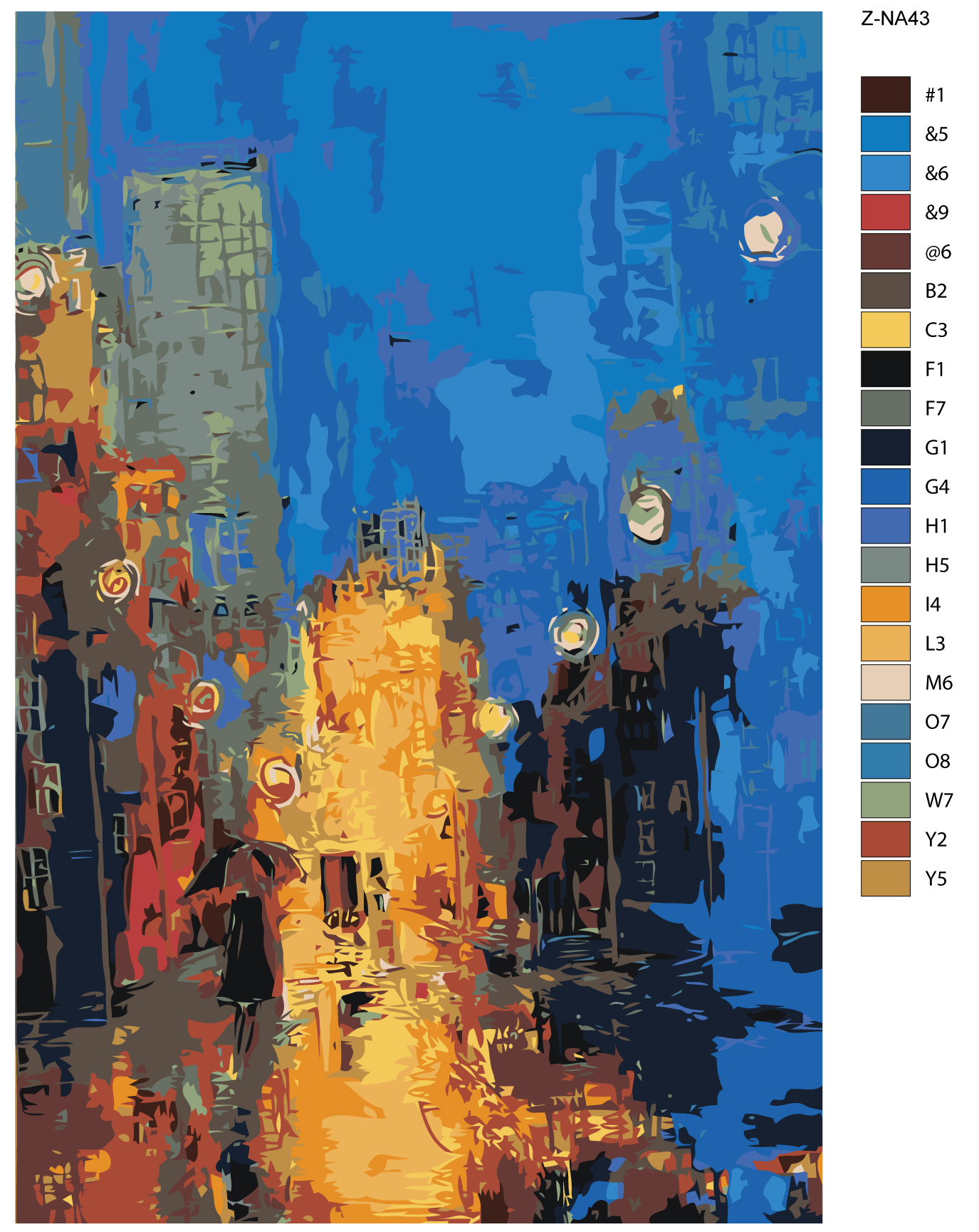 

Картина по номерам, Живопись по номерам, 72 x 108, Z-NA43, Z-NA43