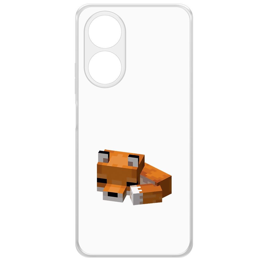 

Чехол-накладка Krutoff Clear Case Minecraft-Спящий Лисенок для Oppo A58 4G, Прозрачный