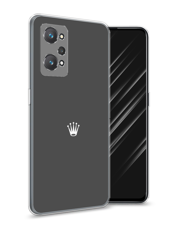 

Чехол Awog на Realme GT Neo 2 "Белая корона на черном фоне", Разноцветный, 257750-7