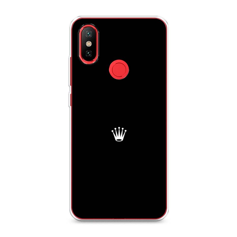 

Чехол Awog на Xiaomi Mi 6X "Белая корона на черном фоне", Разноцветный, 33250-7