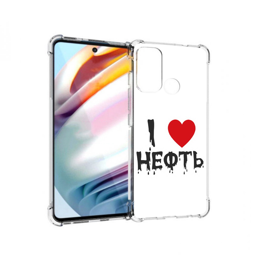 

Чехол MyPads Tocco для Motorola Moto G60 нефть (PT227068.360.522), Прозрачный, Tocco