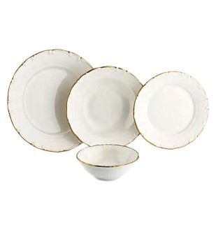 

Набор тарелок 24 предмета на 6 персон O.M.S. Collection "Gold" / 284354, Gold