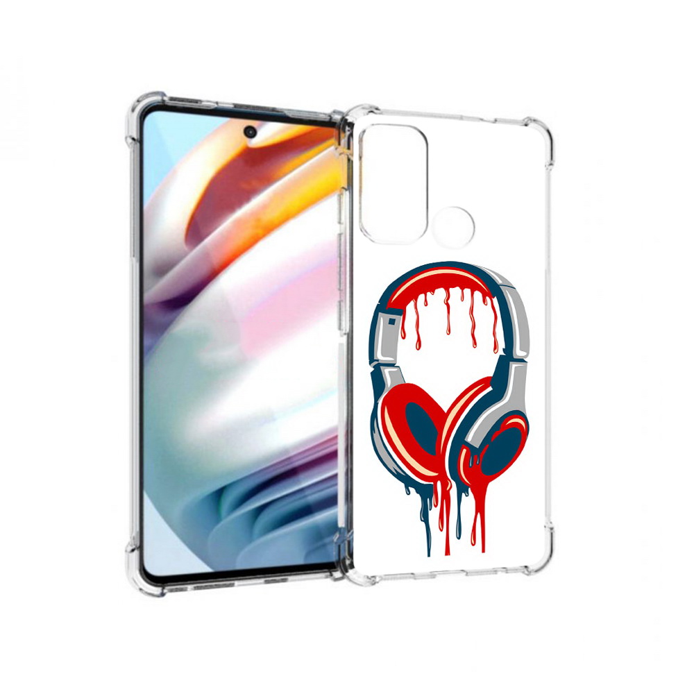 

Чехол MyPads Tocco для Motorola Moto G60 не делай громко (PT227068.360.517), Прозрачный, Tocco