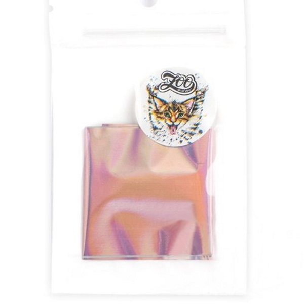 

Фольга переводная Северное сияние №1356 Zoo Nail Art розовая, 4*50 см, Розовый
