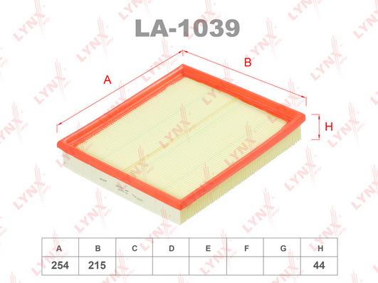 

Фильтр воздушный LYNXauto LA-1039