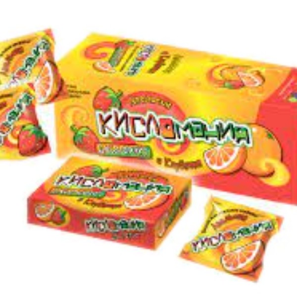 

Конфета жевательная Канди клаб Кисломания Дабл фрукт, Апельсин и Клубника 30 шт по 14г