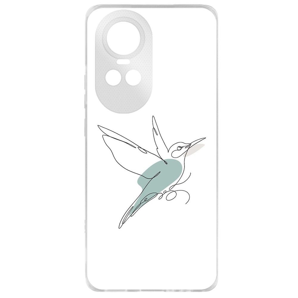 

Чехол-накладка Krutoff Clear Case Легкость для Oppo Reno10 5G, Прозрачный
