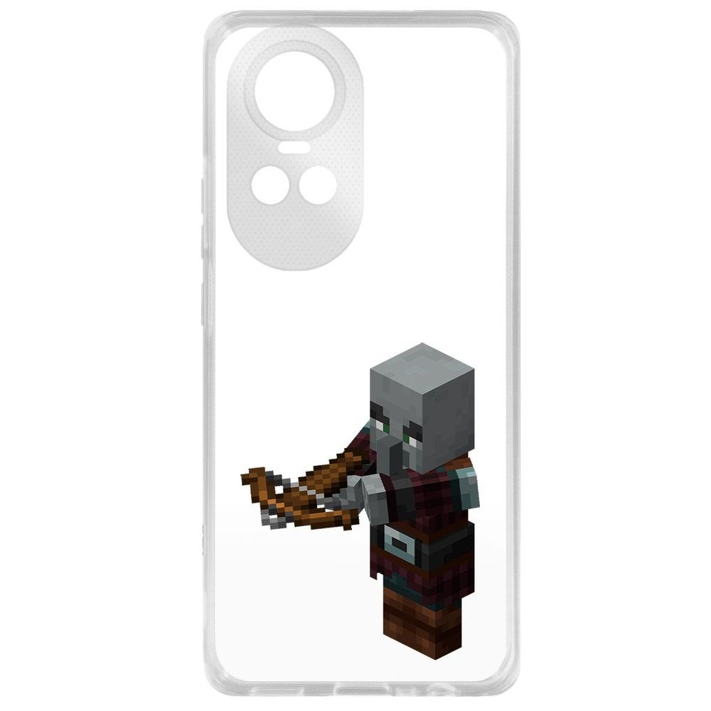 

Чехол-накладка Krutoff Clear Case Minecraft-Разбойник для Oppo Reno10 5G, Прозрачный