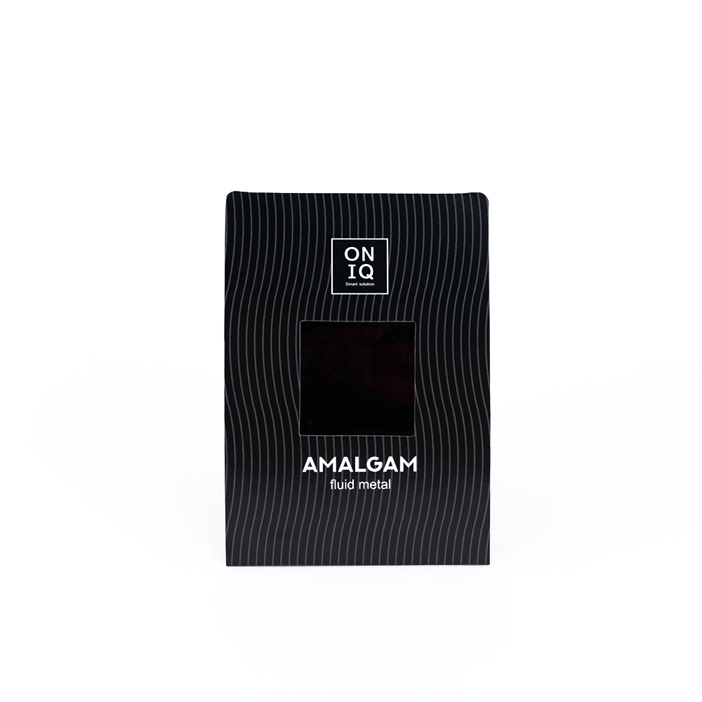 

Фольга переводная AMALGAM Black Metallic Nail Foil (черный металлик), 0,5 м