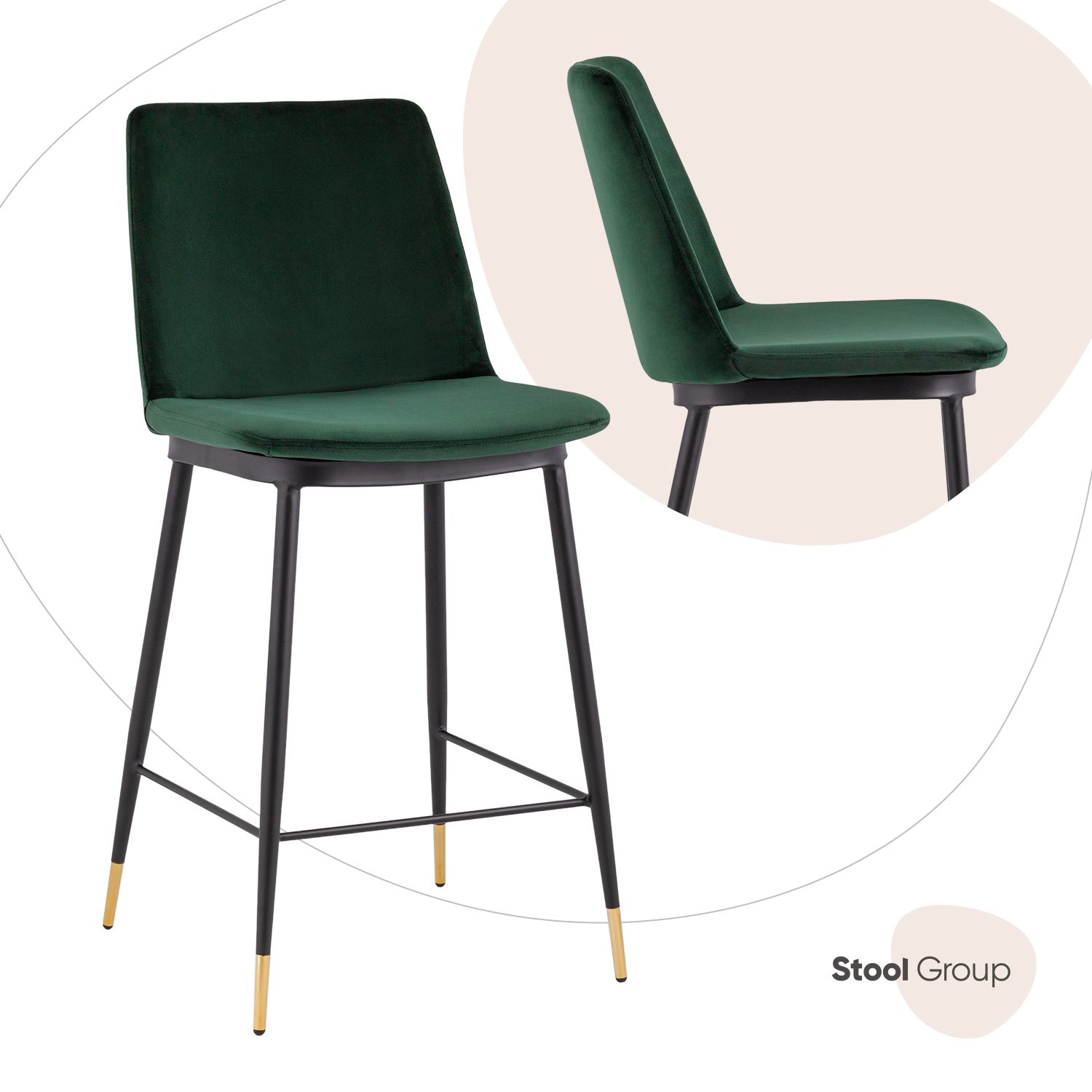 

Полубарный стул Stool Group Мелисса FDC9055C_GREEN_FUT-73, зеленый, Мелисса