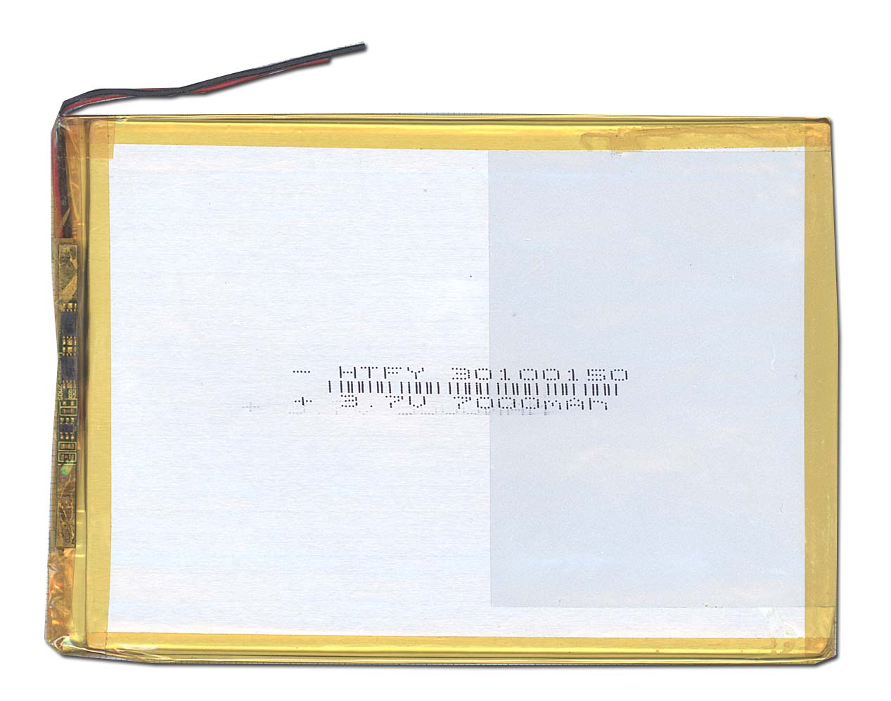 

Аккумулятор OEM Li-Pol 3*100*150мм 2pin 3.7V/7000mAh